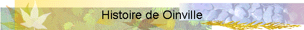 Histoire de Oinville