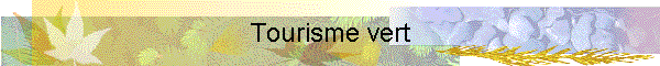 Tourisme vert
